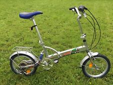 Lightweight, aluminium folding bikes with suspension,   7 speed, 16 inch wheels. for sale  BRIDGEND