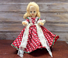 Vintage 1950's Sleepy Eye Story Book Hard Plastic Doll Orig Dress Blonde Hair for sale  Shipping to South Africa