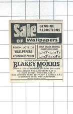 Used, 1959 Blakey Morris And Co Ltd Wallpaper Paint Specialists London Road Norbury for sale  Shipping to South Africa