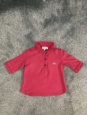 Lacoste pink polo for sale  LIVERPOOL