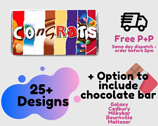 Congrats chocolate bar for sale  PRESTON
