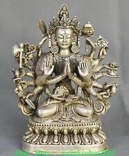 Estátua de Buda Avalokiteshvara da Deusa Guan Yin prata 1000 braços porcelana antiga 6" comprar usado  Enviando para Brazil