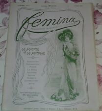 Femina année 1901 d'occasion  France