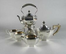 Impressive Birks Sterling Silver Tea Set with Tilting Hot Water Pot for sale  Canada