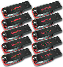 LOTE 10 x SanDisk 16GB = 160GB Cruzer BLADE USB Flash Pen Drive 16 GB SDCZ50-016G, usado comprar usado  Enviando para Brazil