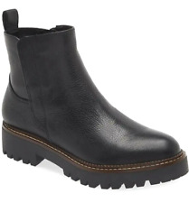 Usado, Botas femininas Nordstrom Miller 2 couro preto resistente à água com zíper tamanho 11 comprar usado  Enviando para Brazil