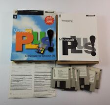 Używany, Vintage Microsoft Plus Companion dla systemu Windows 95 3,5" Dyski Big Box Complete na sprzedaż  Wysyłka do Poland