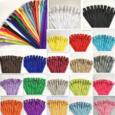 Zíperes de bobina de náilon 6-10 polegadas (15-25 cm) a granel para costura artesanal 50-100 peças (20 cores) comprar usado  Enviando para Brazil