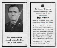 Sterbebild german soldier d'occasion  Expédié en Belgium