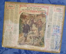 Ancien calendrier 1920 d'occasion  Breuvannes-en-Bassigny