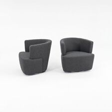 Cadeiras lounge giratórias Joel 2013 da EOOS para tecido de lã cinza Coalesse 2 disponíveis, usado comprar usado  Enviando para Brazil