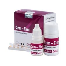 Kit líquido de fixação permanente de enchimento dentário cimento fosfato de zinco Cem comprar usado  Enviando para Brazil