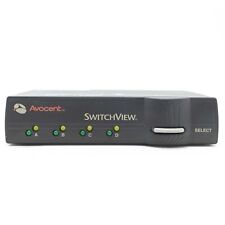 Mouse teclado Avocent Switchview 4 portas PS2 VGA servidor KVM sem fonte_ comprar usado  Enviando para Brazil