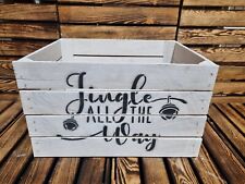 Christmas crates rustic for sale  LISS