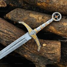 Espada dos Templários Feita à Mão, Espada Armando Cavaleiro, Espada Medieval Pronta para Batalha | PRESENTE, usado comprar usado  Enviando para Brazil