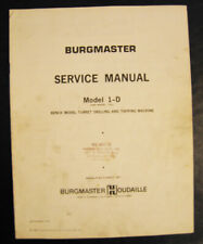 Burgmaster 1dla service for sale  Menifee