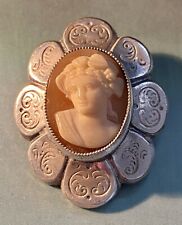 Vintage shell cameo for sale  PEEBLES