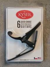 Kyser KG6B Capo de 6 Cordas para Guitarra Acústica - Preto Fabricado nos EUA comprar usado  Enviando para Brazil