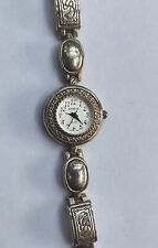 Relógio feminino Geneva Elite folheado a prata pulseira de quartzo comprar usado  Enviando para Brazil