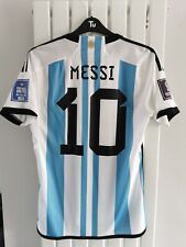 Camisa masculina de futebol Argentina média Messi autêntica nova com etiquetas comprar usado  Enviando para Brazil