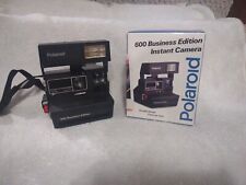 Película vintage retro Polaroid 600 tradición empresarial con cámara instantánea caja original  segunda mano  Embacar hacia Mexico