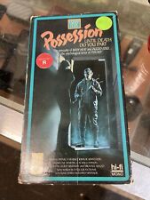 Usado, Possession VHS VCR fita de vídeo usada filme terror cinema grupo HTF comprar usado  Enviando para Brazil