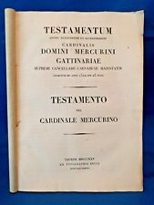 Testamento del cardinale usato  Torino