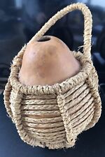 Gourd rattan wrapped for sale  CANNOCK