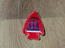 VINTAGE  RED WHITE BLUE ARROWHEAD BOAT    PATCH  3  INCH TALL for sale  Shipping to South Africa