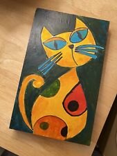 Cat art abstract for sale  Columbus