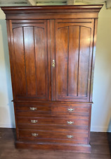 Victorian linen press. for sale  HIGHBRIDGE