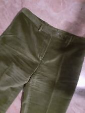 Pantaloni velluto verde usato  Italia