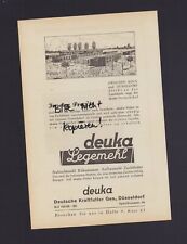 Düsseldorf pubblicità 1936 usato  Spedire a Italy