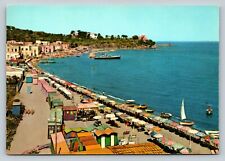 Cartão postal vintage 0152 Beach At Porto D'Ischia Itália 4x6" comprar usado  Enviando para Brazil