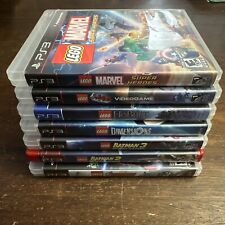 Lot of 7 PS3 LEGO Games - Batman, Marvel, Hobbit, Avengers Movie - All Complete! for sale  Shipping to South Africa