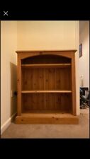 Solid pine bookcase for sale  AYLESFORD
