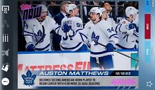 Cartão de skate Topps 2024 Topps agora raro base arco-íris Auston Matthews folhas de bordo comprar usado  Enviando para Brazil