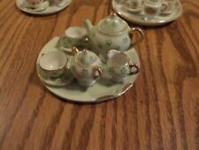 miniature porcelain tea set for sale  Spring City