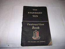Standard ten instruction for sale  RADLETT