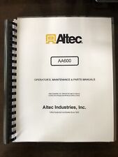 Altec aa600 operator for sale  Oconomowoc