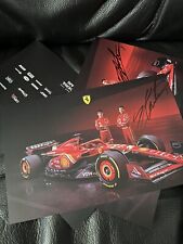 Cartão de autógrafo assinado por Charles Leclerc Ferrari F1 Team 2024! Prova RARA, usado comprar usado  Enviando para Brazil