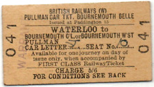 Railway ticket waterloo for sale  MAIDSTONE
