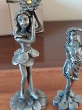 Two pewter fairy for sale  HASTINGS
