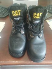 Bota de trabalho Caterpillar masculina 7 feminina 9 segundos turno biqueira macia couro preto  comprar usado  Enviando para Brazil