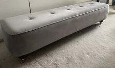 Long footstool grey for sale  WIRRAL