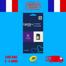 Cartes sim lycamobile d'occasion  Chilly-Mazarin
