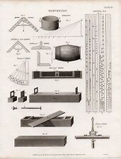 IMPRESSÃO GEORGIANA 1818 ~ APARELHO DE LEVANTAMENTO MERCURIAL LEVELVARIOUS comprar usado  Enviando para Brazil