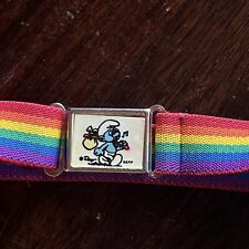 Vintage smurf elastic for sale  Los Angeles