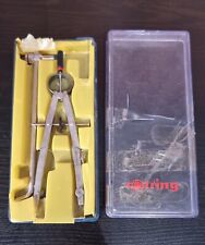 Vintage rotring compass for sale  Shipping to Ireland