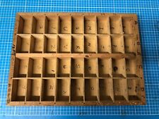 Small wooden letterpress for sale  UK